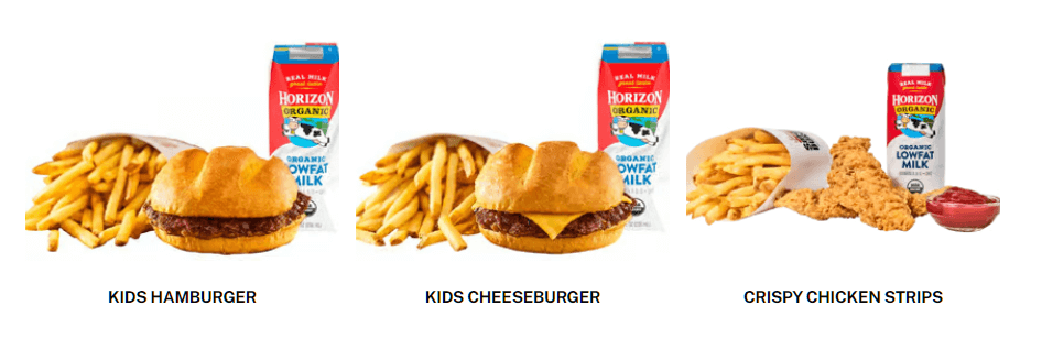 smashburger kids menu